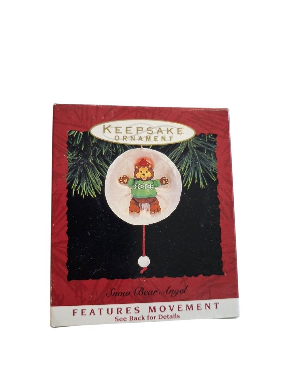 Snow Bear Angel Keepsake Ornament